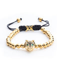 Pulsera Lobo Dorados