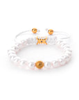 Pulsera Perlas Redondas Blancas