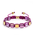 Pulsera Bloques Amatista