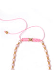 Collar Perlas Ovaladas Rosas