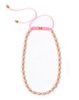 Collar Perlas Ovaladas Rosas