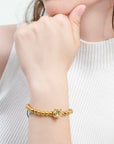 Pulsera Lobo Dorados