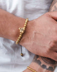 Pulsera Lobo Dorados