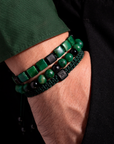 Pulsera Cuentas Jade Verde