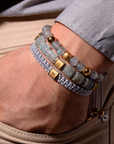 Pulsera Cuentas Labradorita