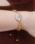 Pulsera Ojo Turco Dorado