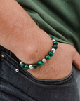 Pulsera Cuentas Ojo de Tigre Verde