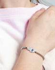 Pulsera Mano Hamsa Acero Inox.