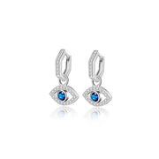 Pendientes Ojo Turco Plata .925