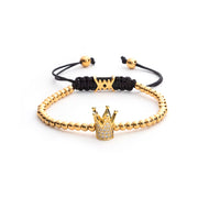 Pulsera Corona Dorada