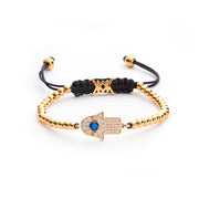 Pulsera Mano Hamsa Dorado