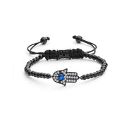 Pulsera Mano Hamsa Pavonado