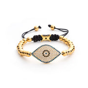 Pulsera Ojo Turco Dorado