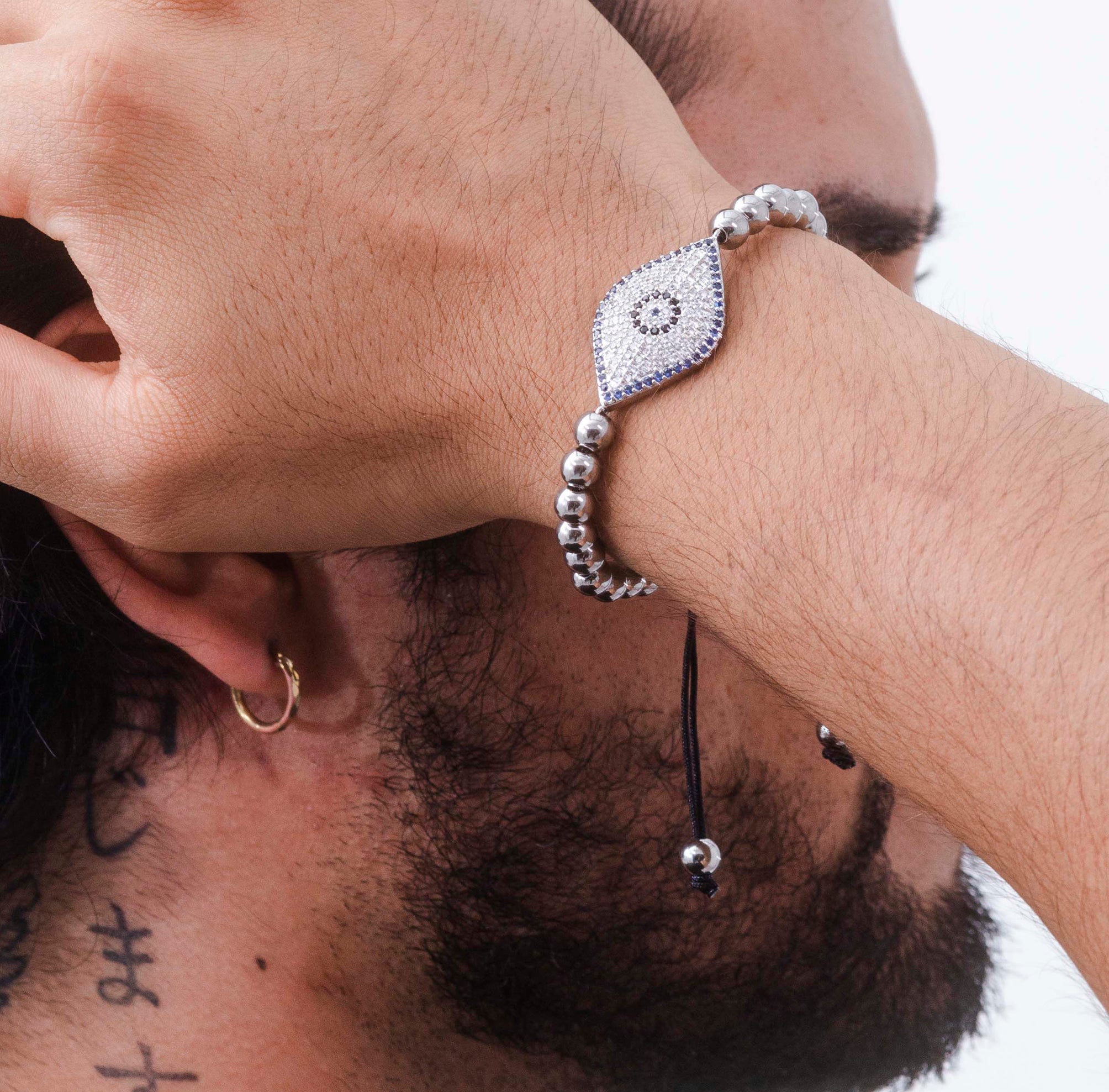 Pulsera Ojo Turco Acero Inox.